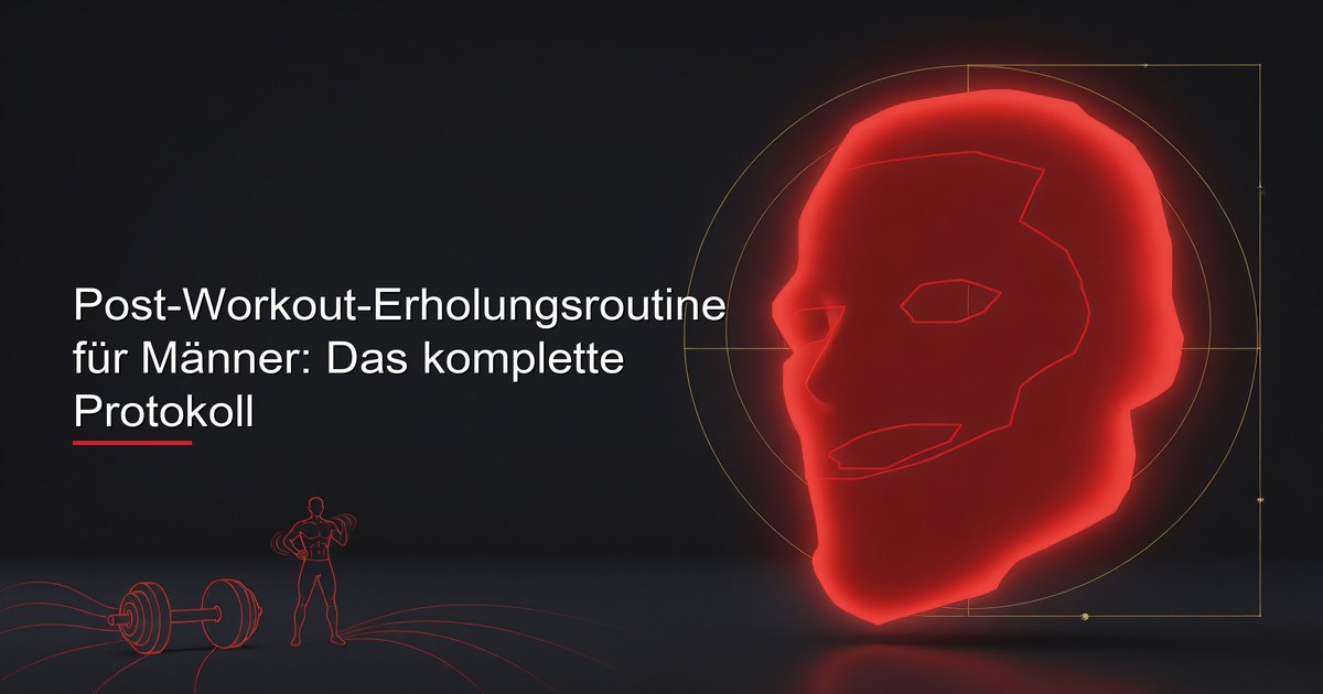 Post-Workout-Erholungsroutine für Männer: komplettes Protokoll mit Nährstoff-Timing, Schlafoptimierung, aktiver Erholung, Supplement-Stack und Erholungs-Zeitleiste