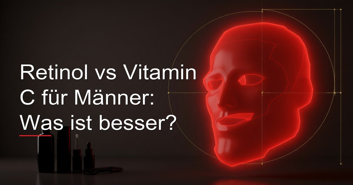 Retinol vs Vitamin C für Männer: Was ist besser?