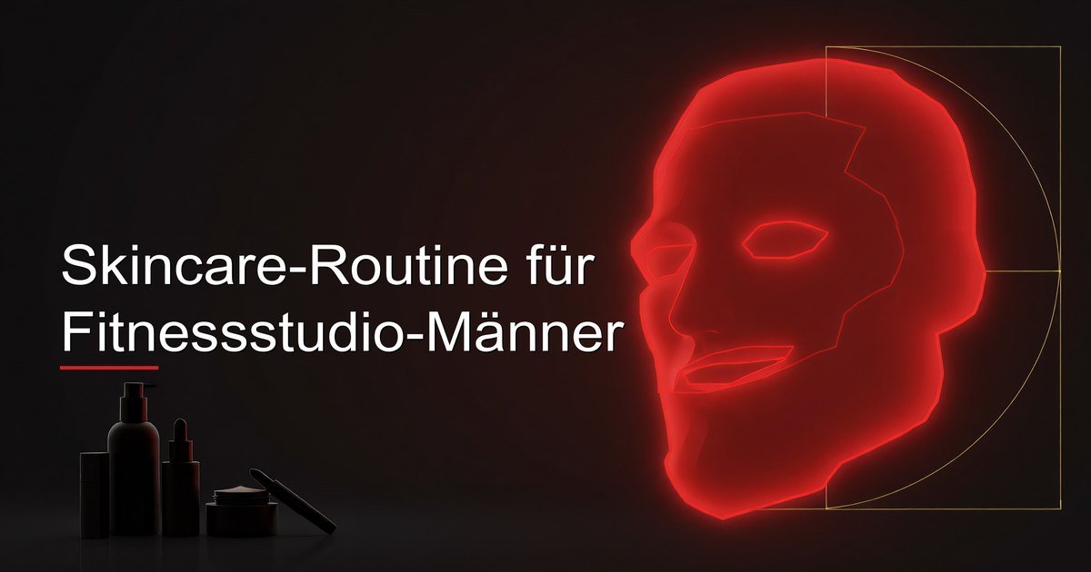 Skincare-Routine für Fitnessstudio-Männer