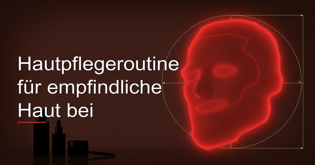 Hautpflegeroutine für empfindliche Haut bei