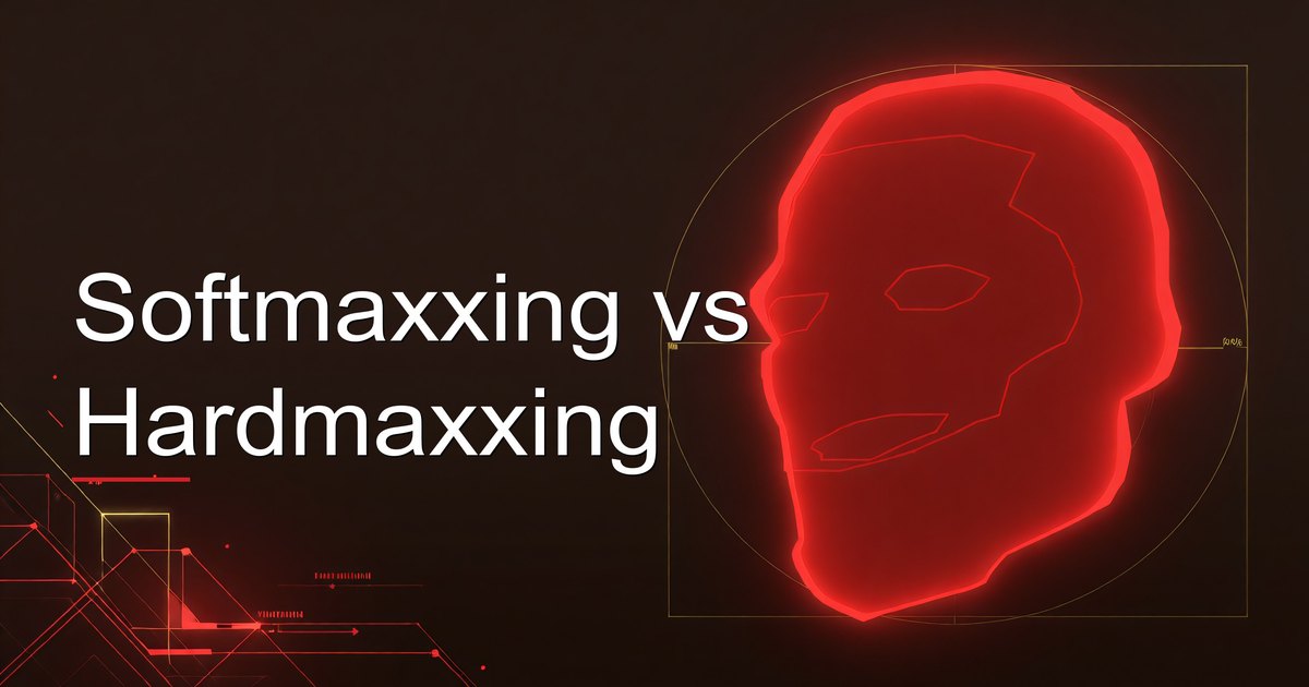 Softmaxxing vs Hardmaxxing