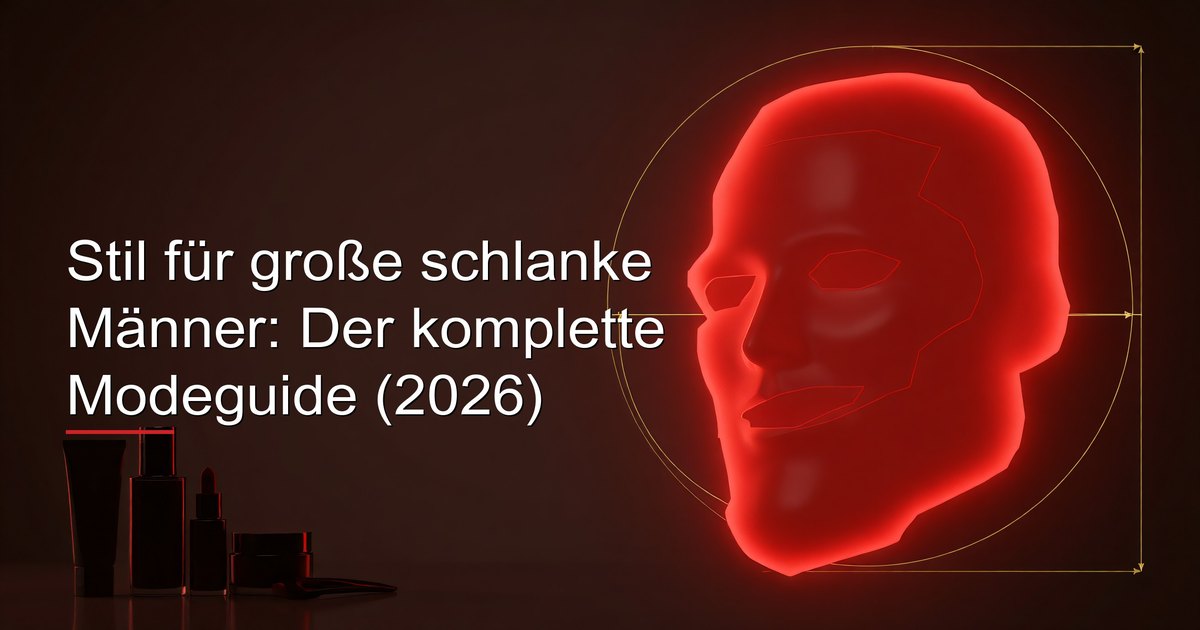 Stil für große schlanke Männer: kompletter Modeguide mit Passform-Regeln, Layering-System, Proportionsstrategie und Garderoben-Grundlagen für große schlanke Staturen