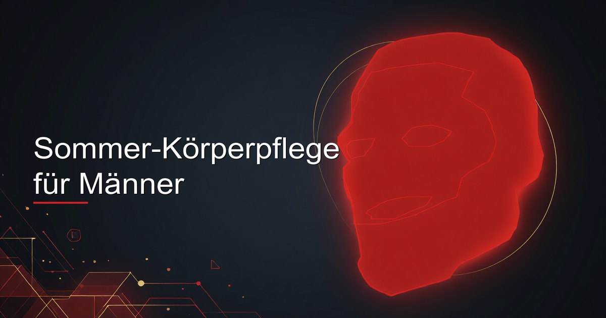Sommer-Körperpflege für Männer