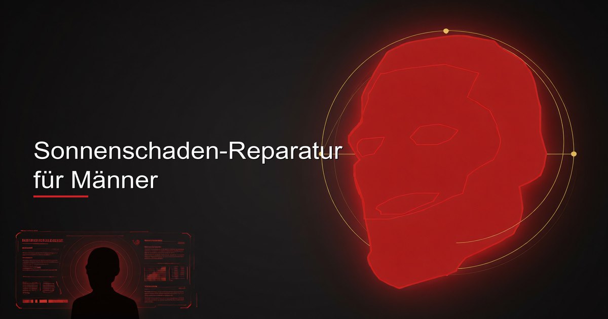 Sonnenschaden-Reparatur für Männer