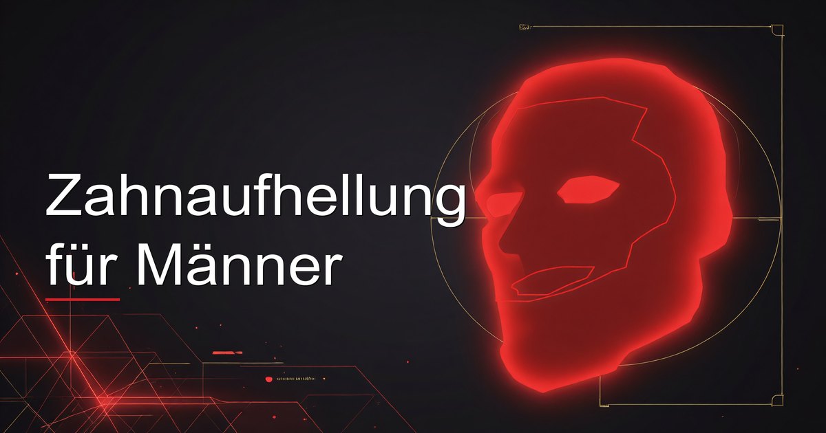 Zahnaufhellung für Männer