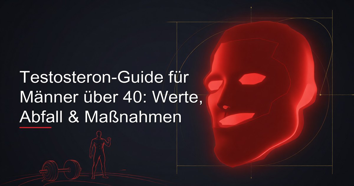 Mann über 40 prüft seine Gesundheitswerte — das Verständnis der Testosteronwerte ist der Schlüssel zu Energie, Kraft und Vitalität in der Lebensmitte
