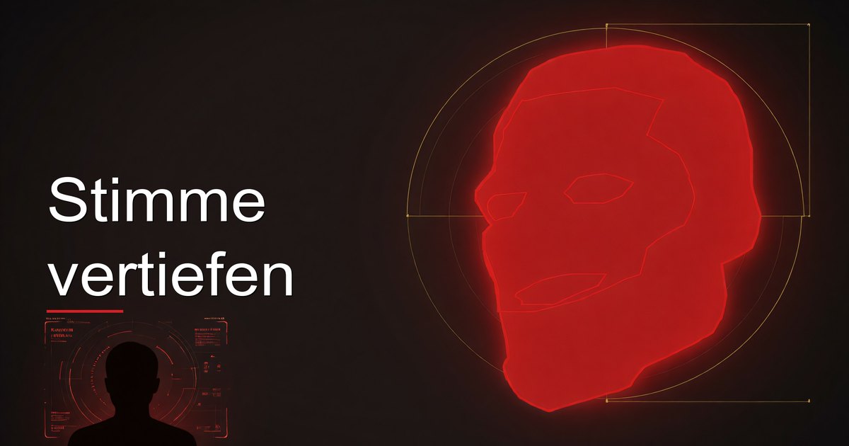 Stimme vertiefen