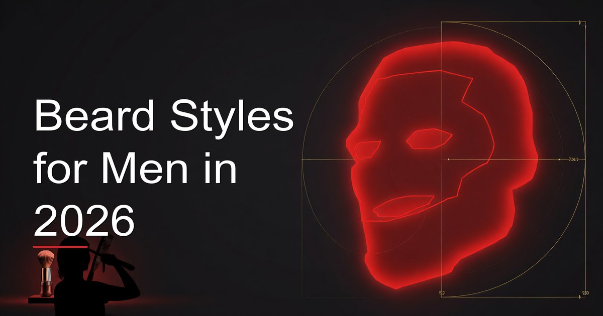 Man with well-groomed beard styled to match his face shape