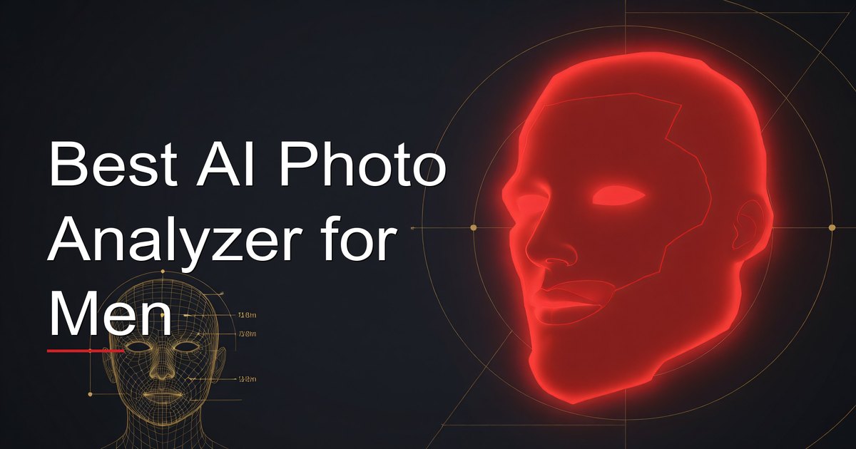 AI face analysis comparison tools for men showing features and results