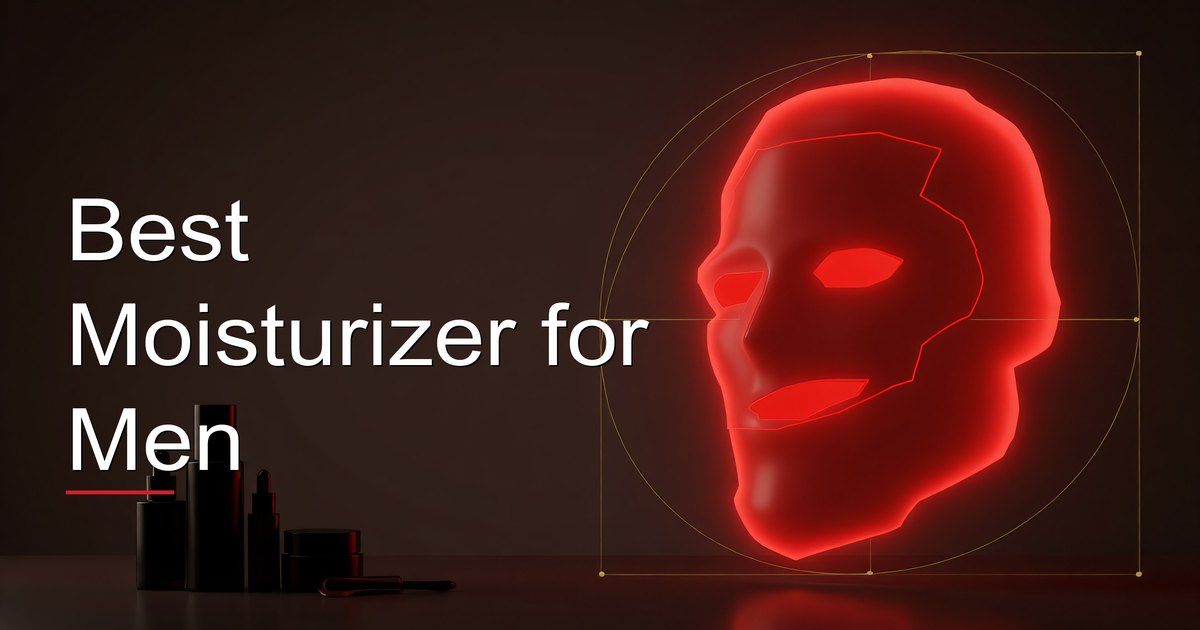 Man applying moisturizer as part of his daily skincare routine