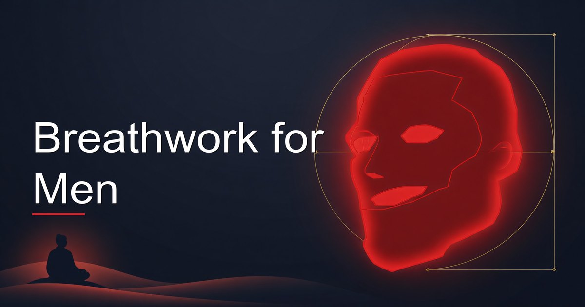 Man practicing breathwork techniques for calm and focus