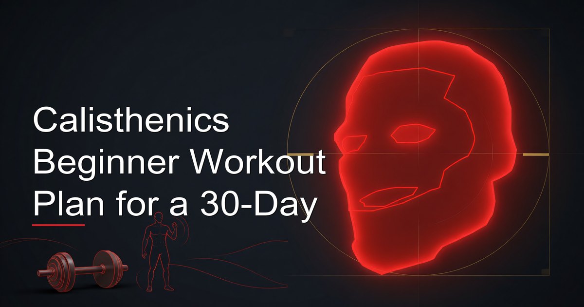 Calisthenics Beginner Workout Plan for a 30-Day Glow Up