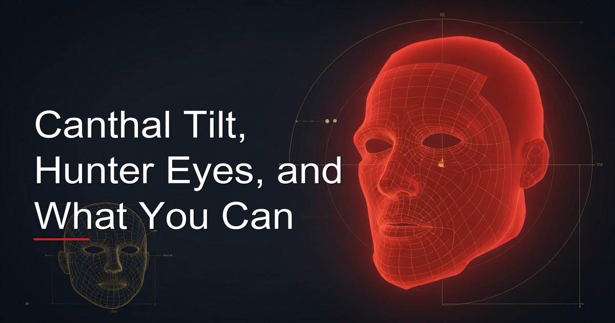 Understanding canthal tilt, hunter eyes, and realistic eye area improvements