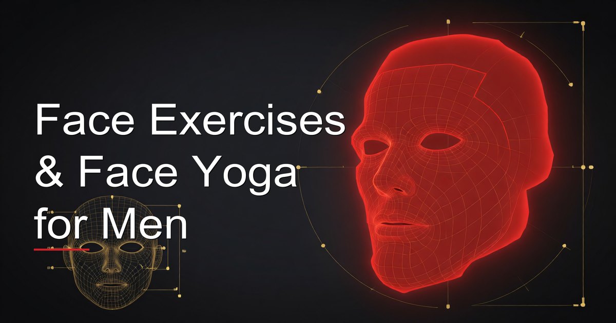 Evidence-based face exercises and face yoga guide for men