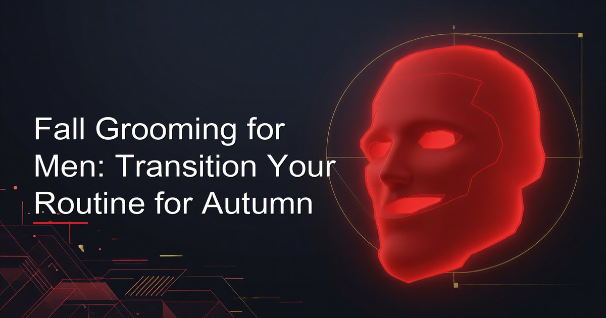 Fall grooming for men: transitioning skincare, hair, beard, and fragrance routines from summer to autumn with cooler weather product swaps