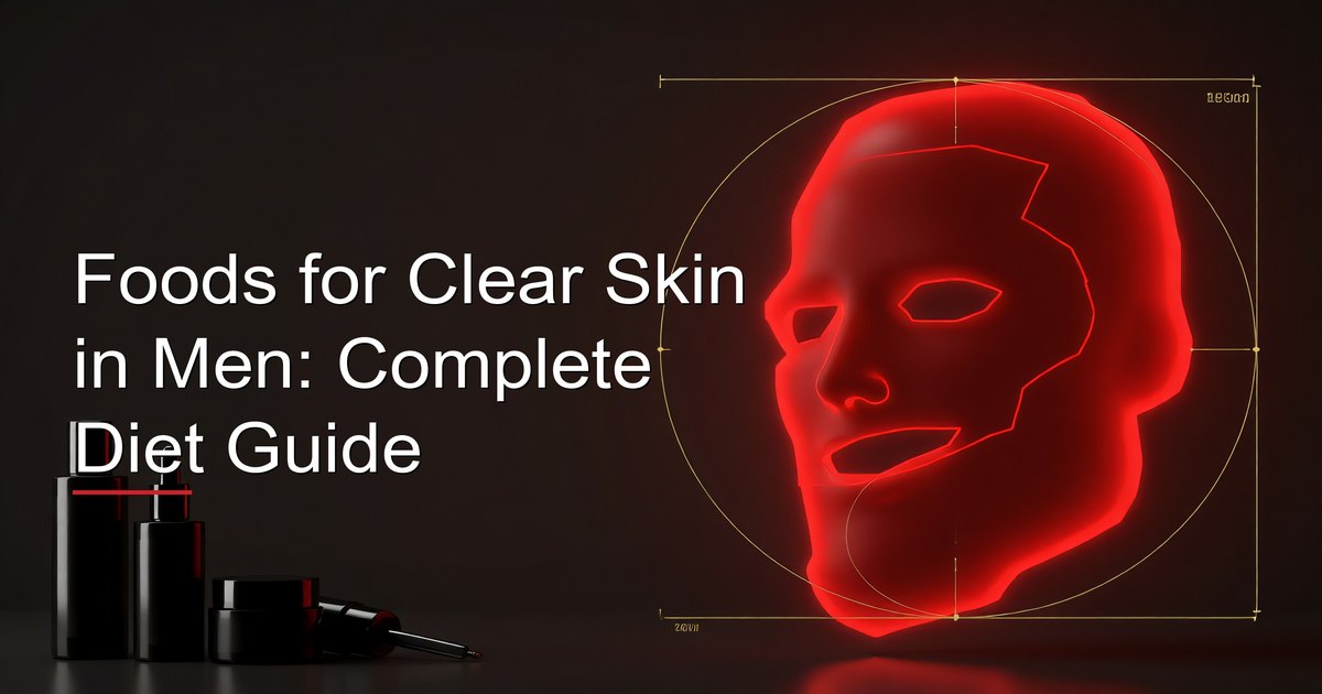 Foods for Clear Skin in Men: Complete Diet Guide