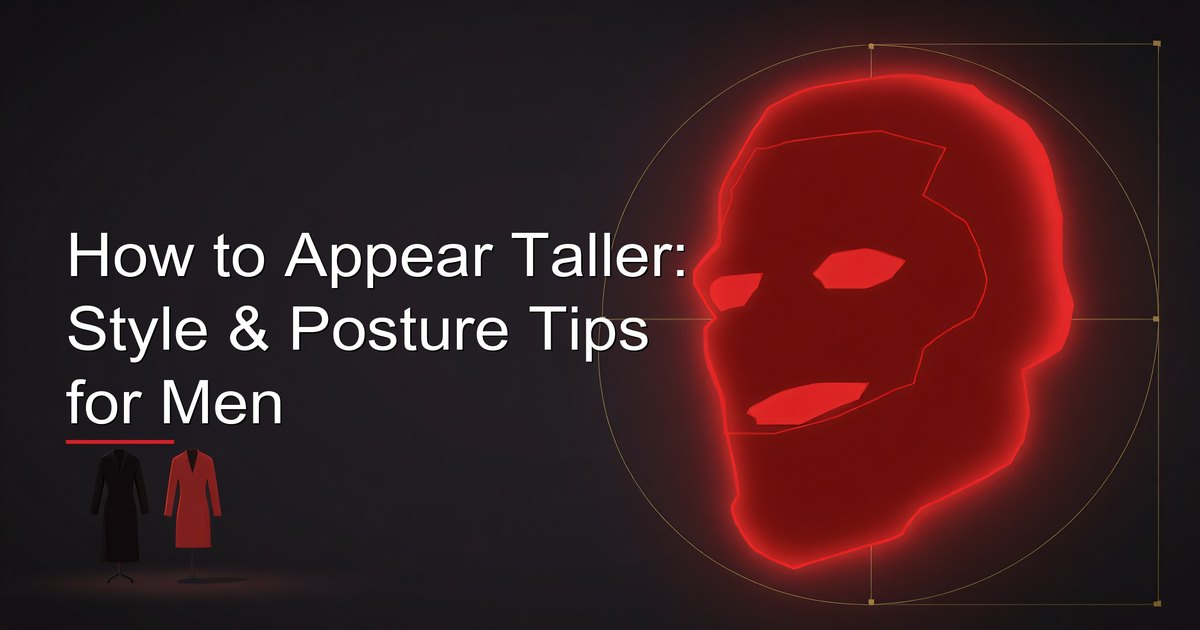 Man standing tall with confident posture demonstrating how to appear taller