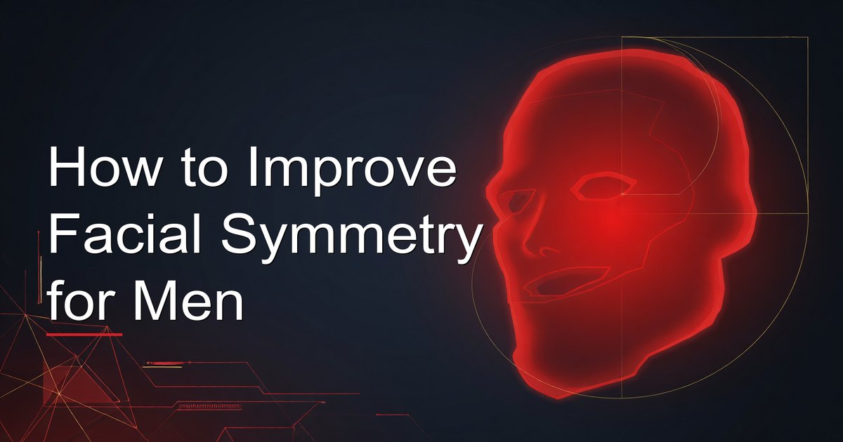Guide to improving facial symmetry for men through evidence-based methods