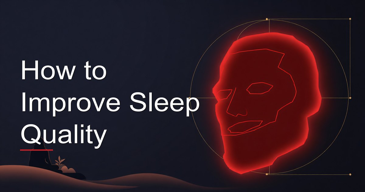 Man improving sleep quality with science-backed protocols for better recovery and testosterone
