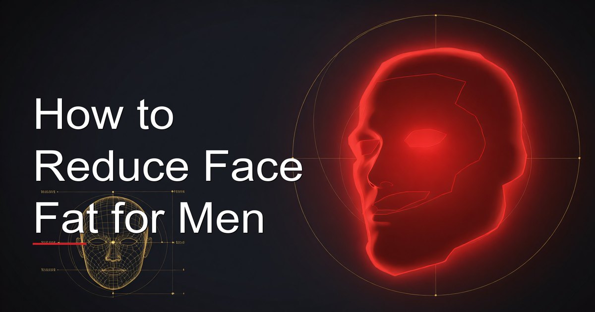 How to reduce face fat for men with proven diet, exercise, and lifestyle strategies for a defined jawline
