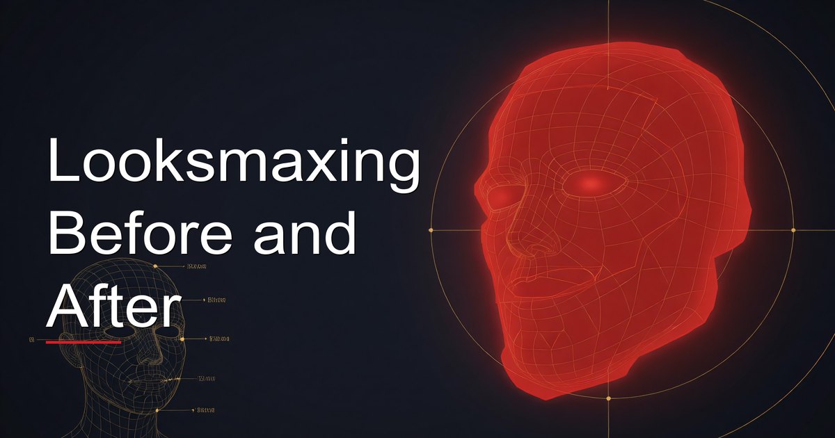 Looksmaxing Before and After