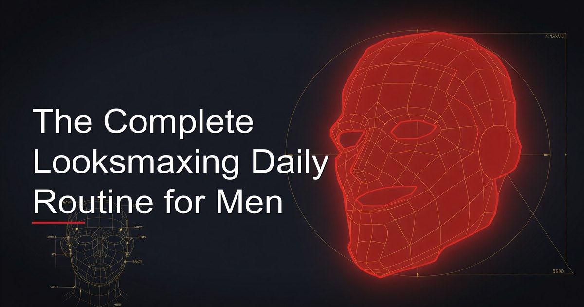 The Complete Looksmaxing Daily Routine for Men