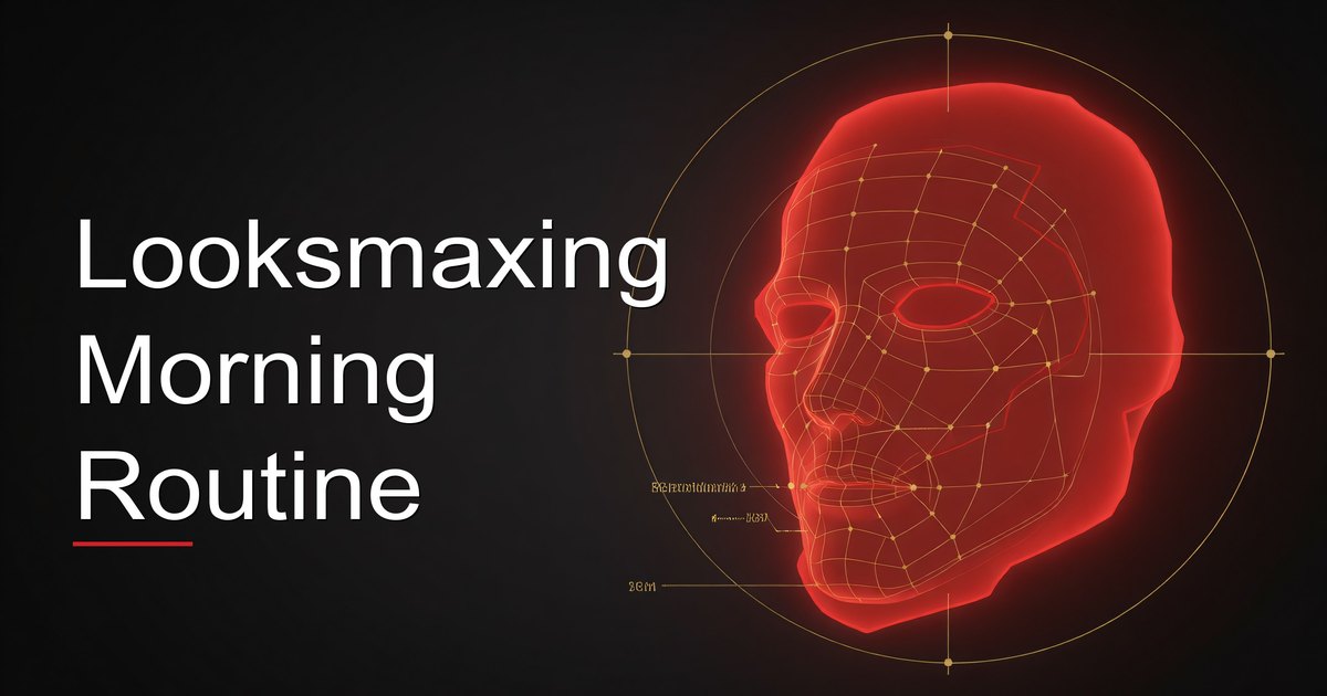 Looksmaxing Morning Routine