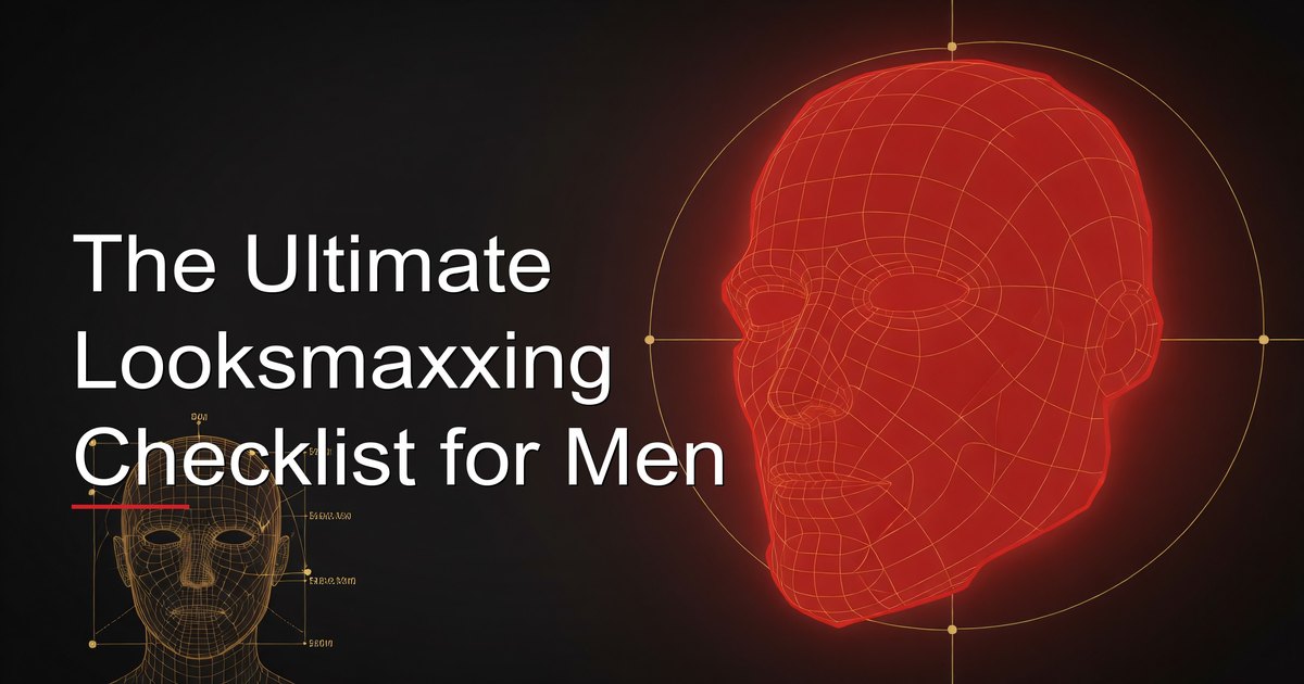 The Ultimate Looksmaxxing Checklist for Men