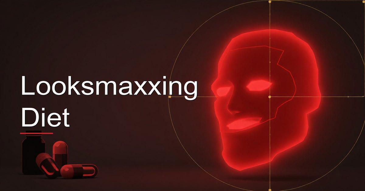 Nutrition guide for looksmaxxing — foods for skin, hair, and facial aesthetics