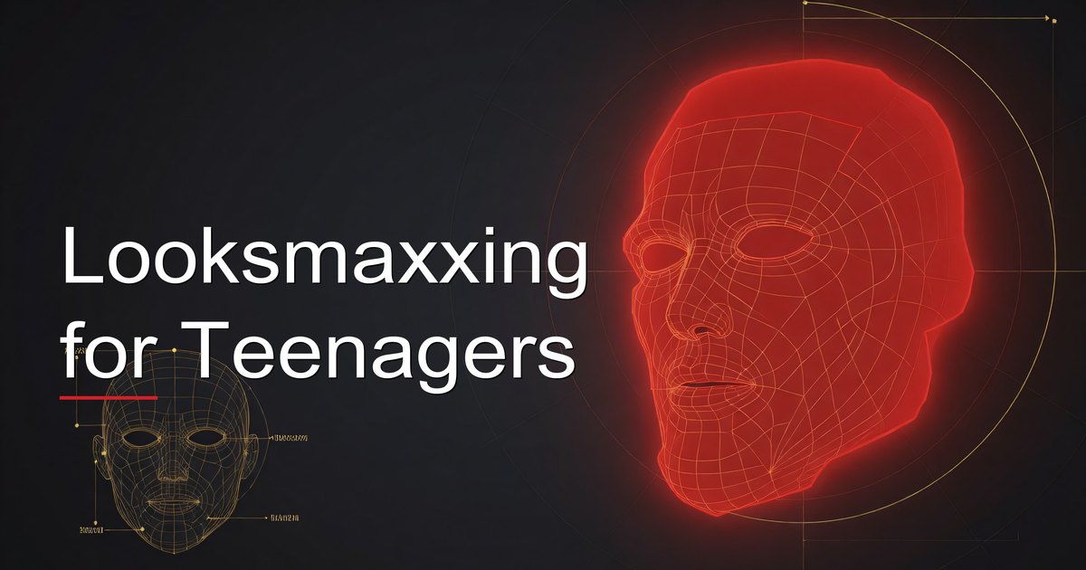 Safe looksmaxxing guide for teenage guys aged 14 to 19