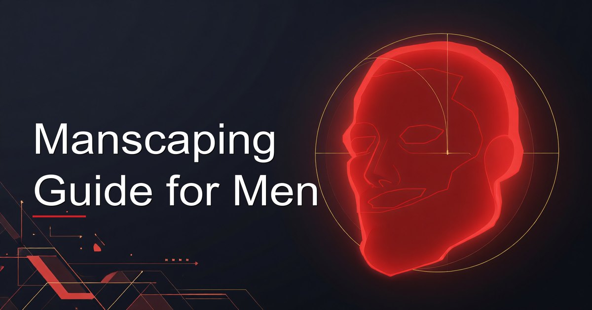 Man trimming body hair with an electric body groomer