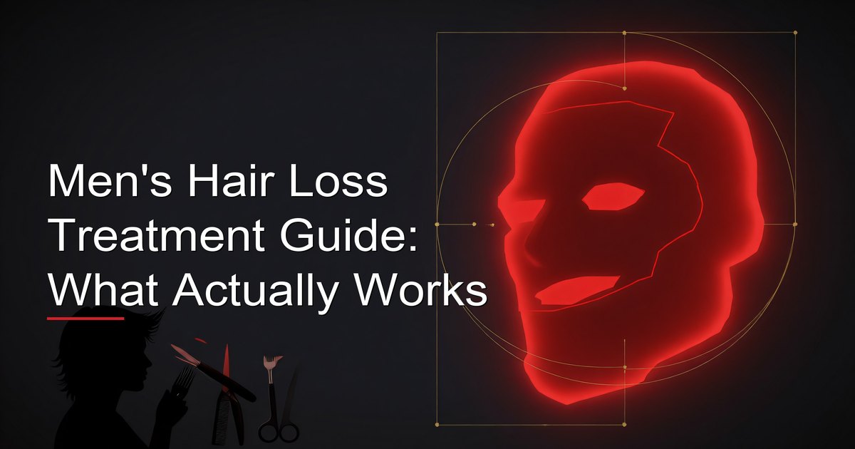 Men's hair loss treatment options — minoxidil, finasteride, transplants, and therapies compared