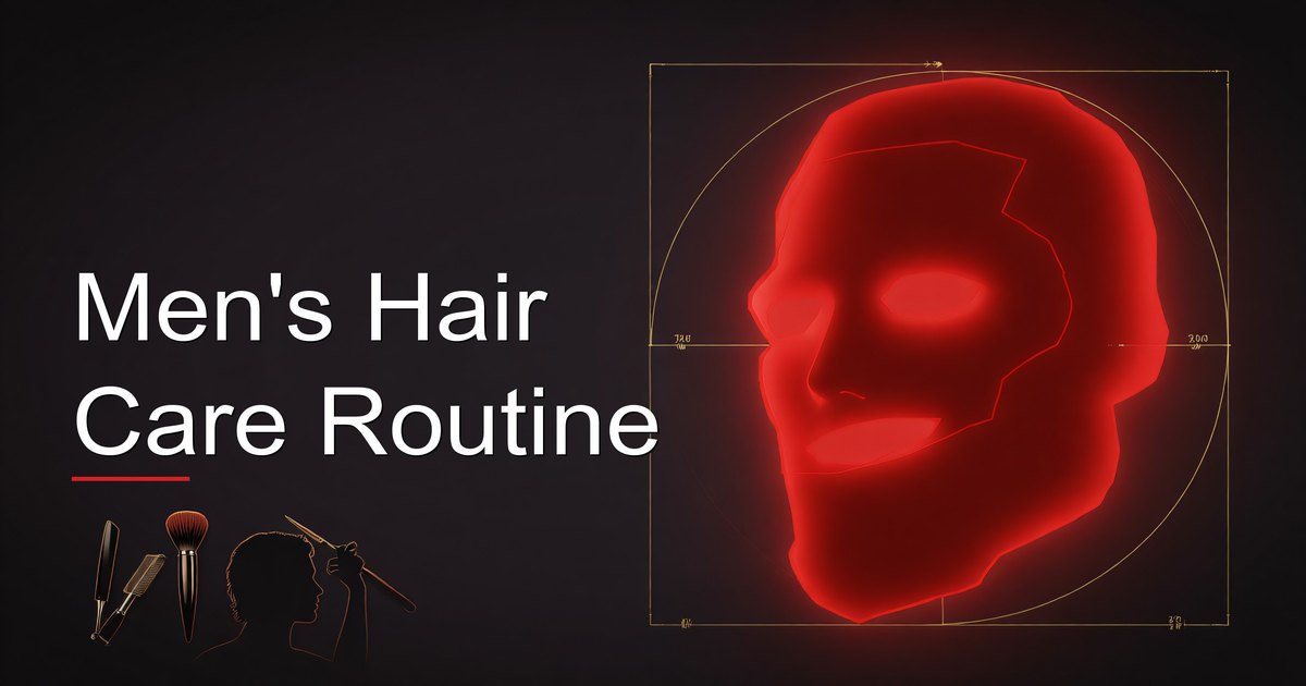 Man washing and conditioning his hair as part of a daily hair care routine