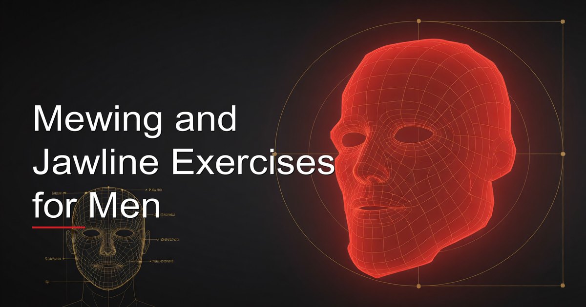Mewing and Jawline Exercises for Men