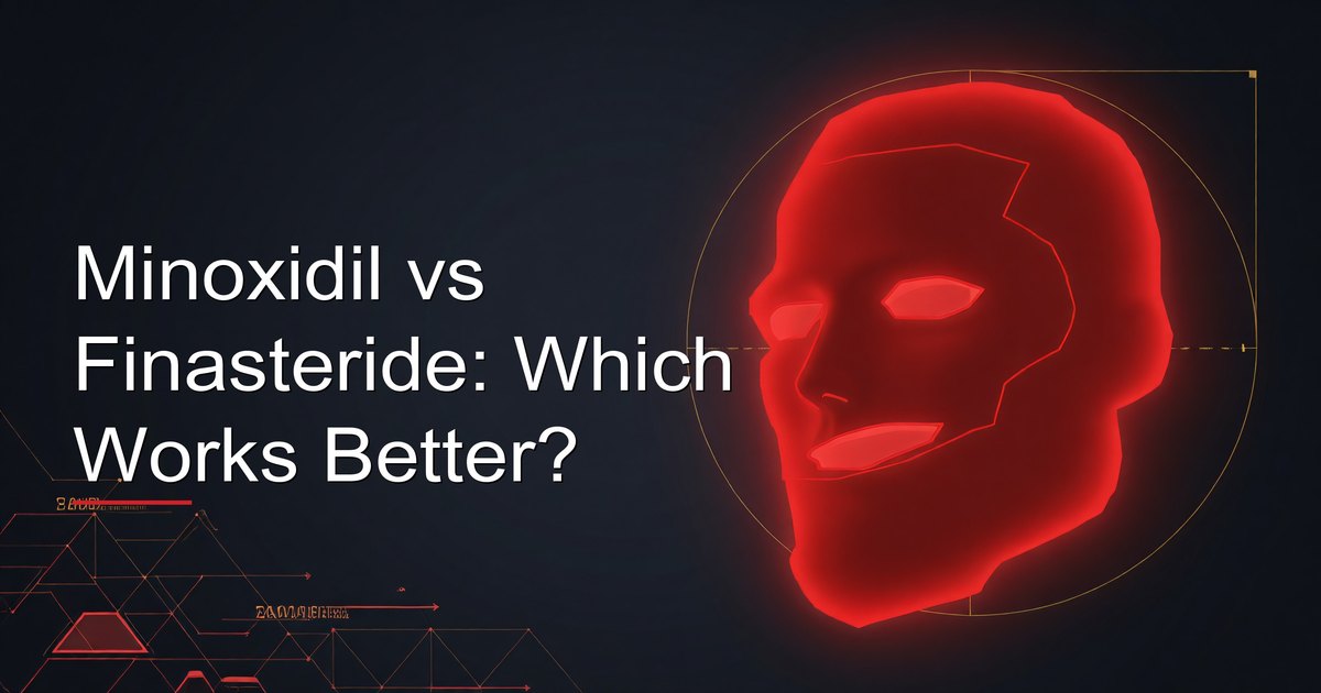 Minoxidil and finasteride hair loss treatment comparison for men