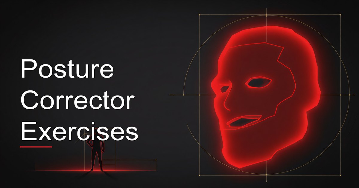 Posture corrector exercises for men — daily routine for better posture