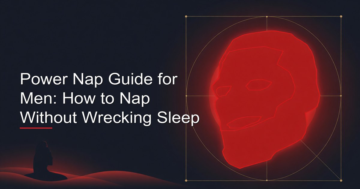 Power nap guide for men: optimal nap duration, timing, caffeine nap protocol, and sleep cycle science for maximum daytime alertness