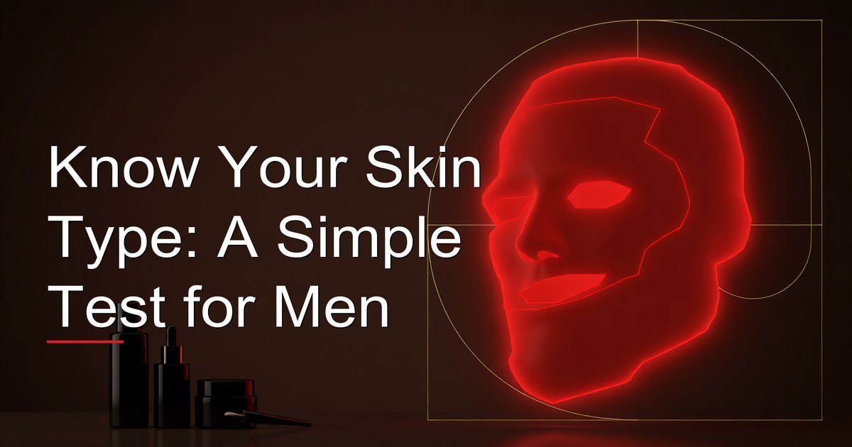 Know Your Skin Type: A Simple Test for Men