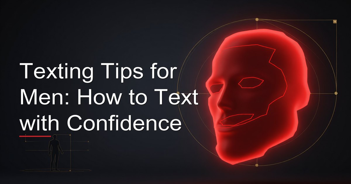 Man texting on phone illustrating texting tips for men