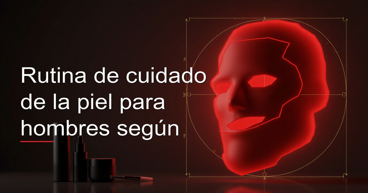 Rutina de cuidado de la piel para hombres según