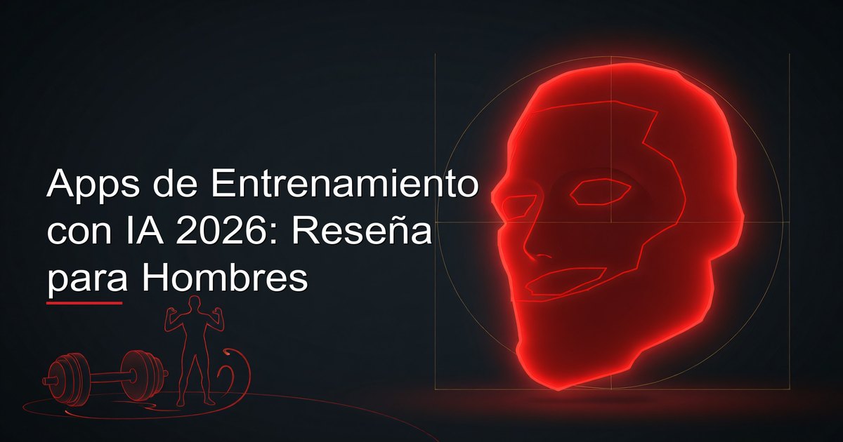 Interfaz de app de entrenamiento con IA en smartphone con plan de ejercicios