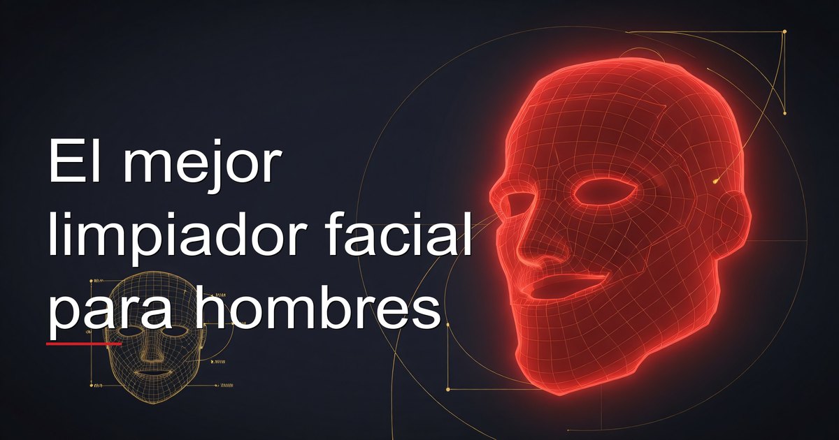 El mejor limpiador facial para hombres