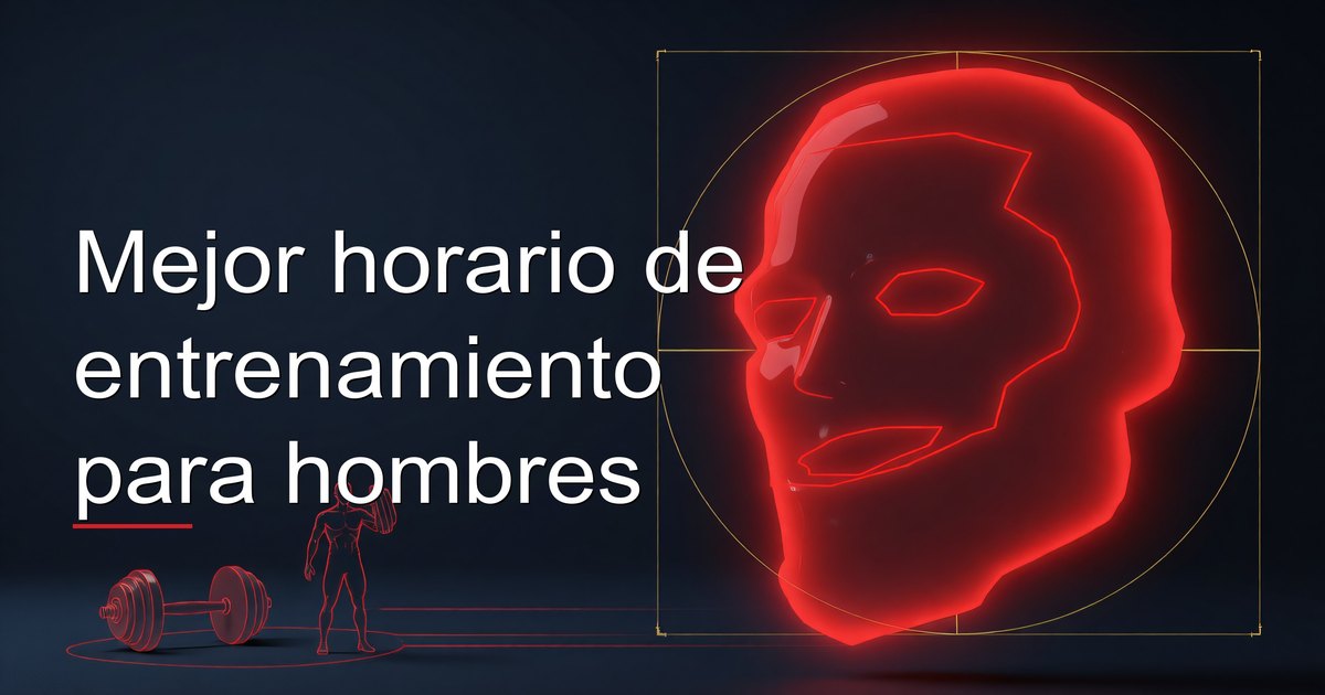 Mejor horario de entrenamiento para hombres