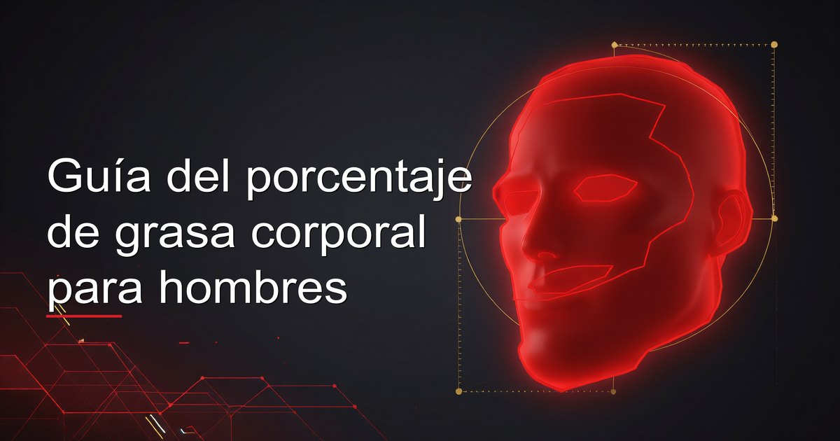 Guía del porcentaje de grasa corporal para hombres