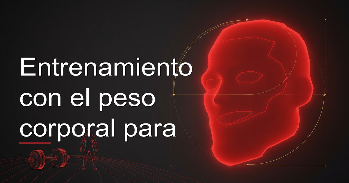 Entrenamiento con el peso corporal para principiantes en casa