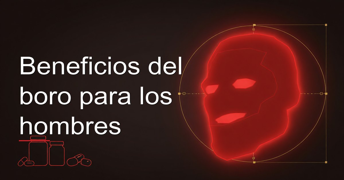 Beneficios del boro para los hombres