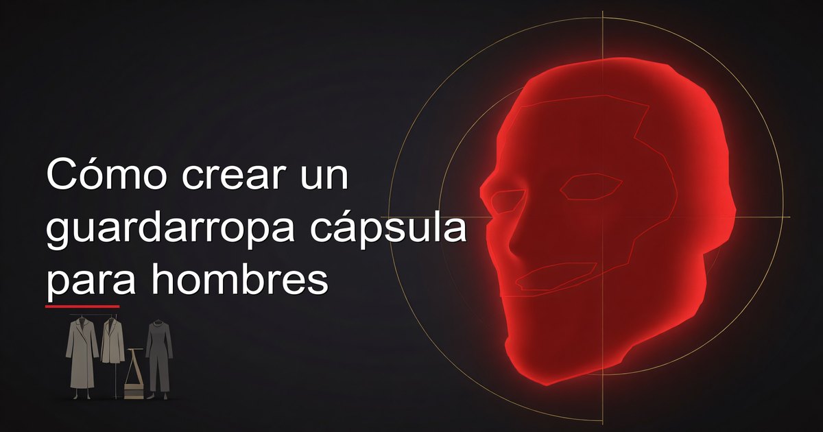 Cómo crear un guardarropa cápsula para hombres