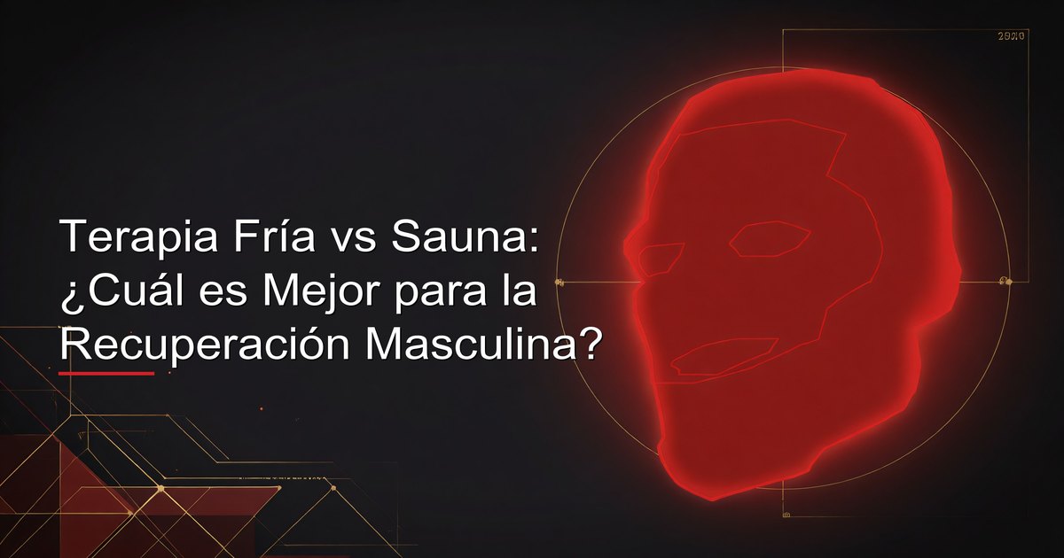 Hombre comparando inmersión en agua fría y sauna para recuperación y beneficios para la salud