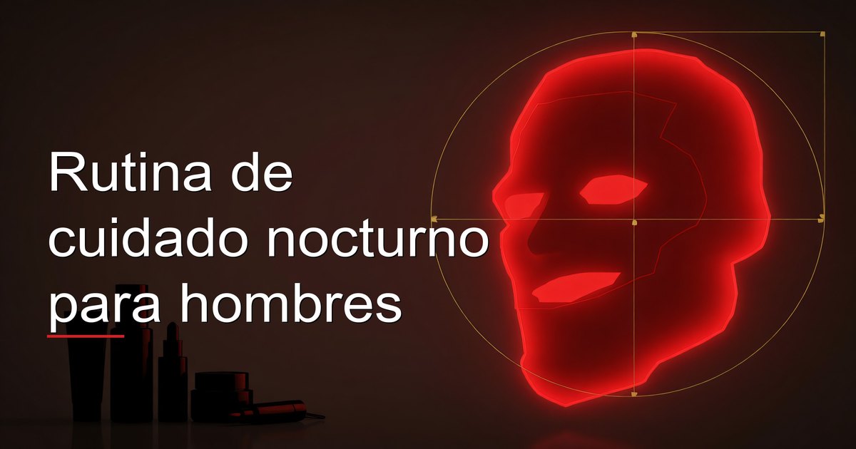 Rutina de cuidado nocturno para hombres
