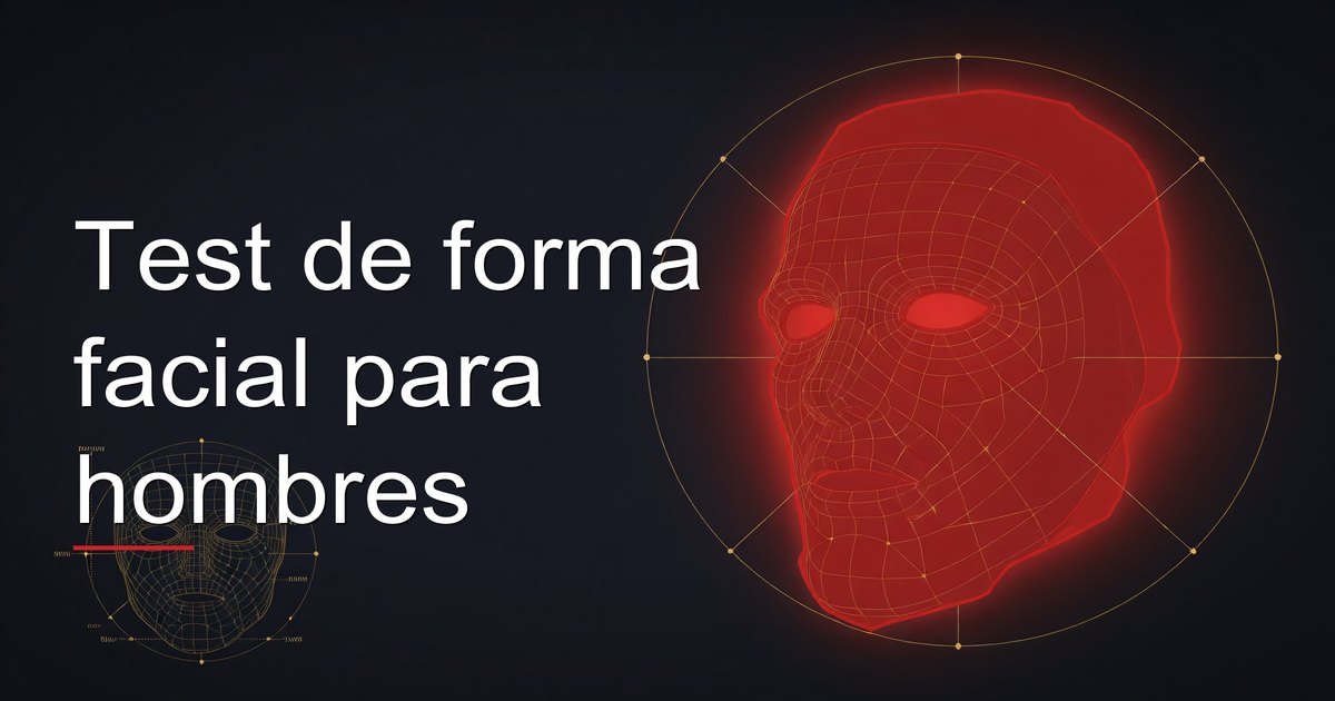Test de forma facial para hombres